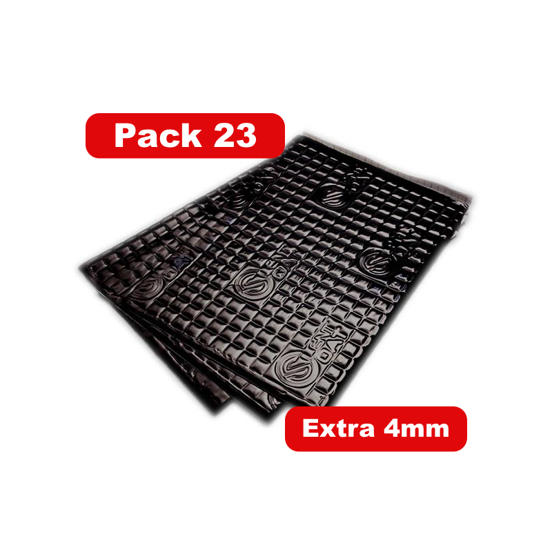 Silent Coat BLACK Extra 4 mm, paigalduspakend 2,15 m2, 23 lehte