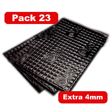 Silent Coat BLACK Extra 4 mm, paigalduspakend 2,15 m2, 23 lehte